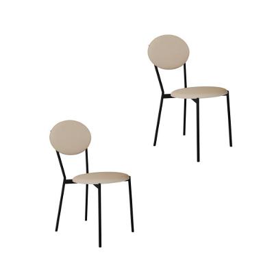 Cadeira Vintage Elipse Fixa C-4 Pes 430 X 535 X 860 Mm C-2 Un. Cy.areia Light Areia Light City
