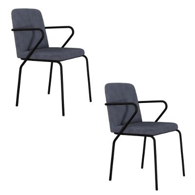 Cadeira Bloom Fixa C-4 Pes C-braco 490x580x850 Mm C-2 Un Boucle Nuvem Boucle Nuvem