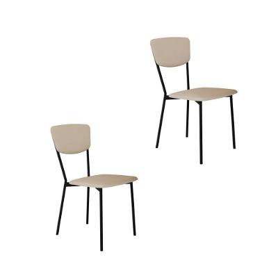 Cadeira Vintage Retrô Fixa C-4 Pés 425 X 505 X 830 Mm C-2 Un. Cy.areia Light Areia Light City