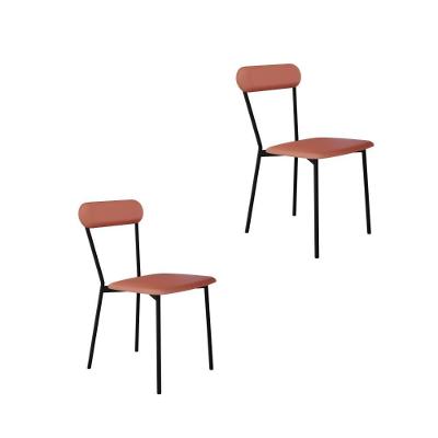 Cadeira Vintage Emília Fixa C-4 Pes 450 X 505 X 810 Mm C-2 Un.cn.marte Terra Rose Cn.marte Terra Rosê