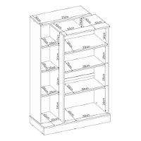 Armário Multiuso Com Chave Elite Amendola/off White Demóbile