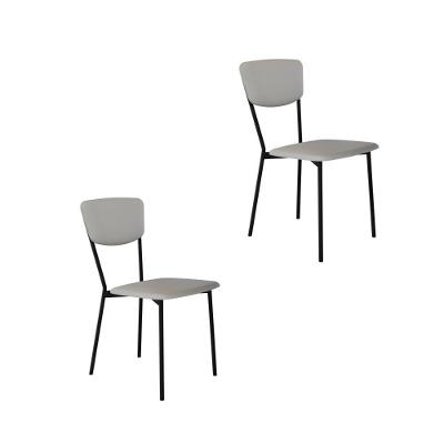 Cadeira Vintage Retrô Fixa C-4 Pés 425 X 505 X 830 Mm C-2 Un. Cn.saturno Off White Cn.saturno Off White