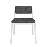 Cadeira Noah Encosto Anatômico Pés Brancos. Lautrec Grafite Lautrec Grafite - 5