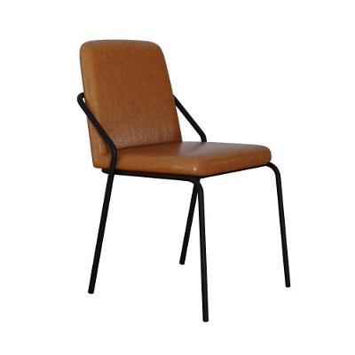 Cadeira Bloom Fixa C-4 Pes S-braco 490x580x850 Mm C-1 Un Courino Caramelo Courino Caramelo