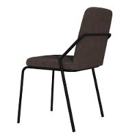 Cadeira Bloom Fixa C-4 Pes S-braco 490x580x850 Mm C-4 Un Boucle Marrom Castor Boucle Marrom Castor