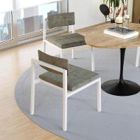 Cadeira Noah Encosto Anatômico Pés Brancos. Lautrec Marrom Lautrec Marrom - 2