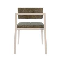 Cadeira Noah Encosto Anatômico Pés Brancos. Lautrec Marrom Lautrec Marrom - 6