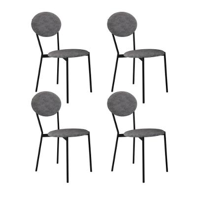 Cadeira Vintage Elipse Fixa C-4 Pes 430 X 535 X 860 Mm C-4 Un. Cy.nevoa Prata Névoa Prata City
