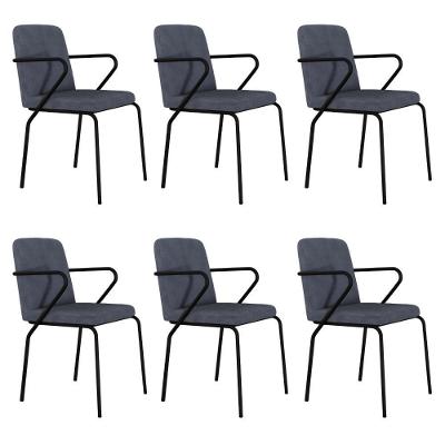 Cadeira Bloom Fixa C-4 Pes C-braco 490x580x850 Mm C-6 Un Boucle Nuvem Boucle Nuvem