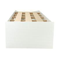 Cama Solteiro Bicama Ditália Com Colchões Cm-20 Branco - 3