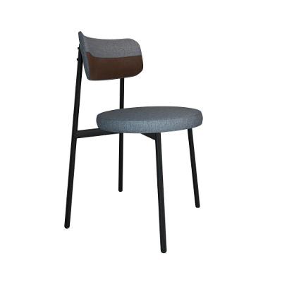 Cadeira Kyta Fixa C-4 Pés 50 X 44,7 X 83,8 Cm. Corriente Cinza-courino Whisky Corriente Cinza-courino Whisky