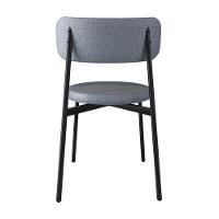 Cadeira Kyta Fixa C-4 Pés 50 X 44,7 X 83,8 Cm. Corriente Cinza-courino Whisky Corriente Cinza-courino Whisky - 5