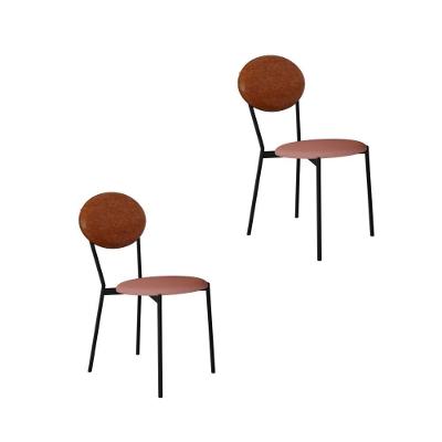 Cadeira Vintage Elipse Fixa C-4 Pes 430 X 535 X 860 Mm C-2 Un. Cy.tlp.rse-cn.cml Tulipa Rse-cn.caramelo