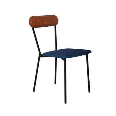Cadeira Vintage Emília Fixa C-4 Pes 450 X 505 X 810 Mm C-1 Un.cy.az.jeans-cn.cml Azul Jeans-cn.caramelo