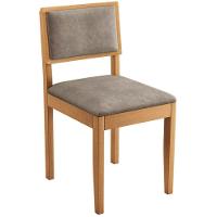 Conjunto 2 Cadeiras Jade 04 Verona Grafite Pés Em Madeira Jcm - 5