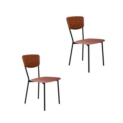 Cadeira Vintage Retrô Fixa C-4 Pés 425 X 505 X 830 Mm C-2 Un. Cy.tlp.rse-cn.cml Tulipa Rse-cn.caramelo