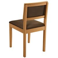 Conjunto 2 Cadeiras Jade 04 Veludo Marrom Pés Em Madeira Jcm - 6