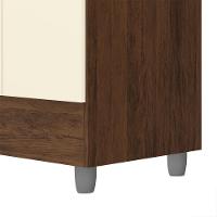 Guarda Roupa Casal 6 Portas 2 Gavetas 153 Cm 10091 Vlr Imbuia Champanhe - 5
