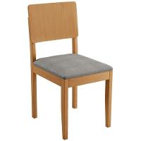 Conjunto 2 Cadeiras Jade 01 Linho Cinza Pés Em Madeira Jcm - 6