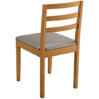 Conjunto 2 Cadeiras Jade 02 Veludo Bege Pés Em Madeira Jcm - 6