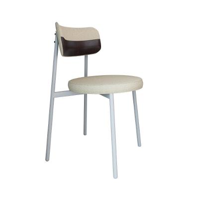 Cadeira Kyta Fixa C-4 Pés 50 X 44,7 X 83,8 Cm Pés Brancos. Corriente Areia-courino Café Corriente Areia-courino Café