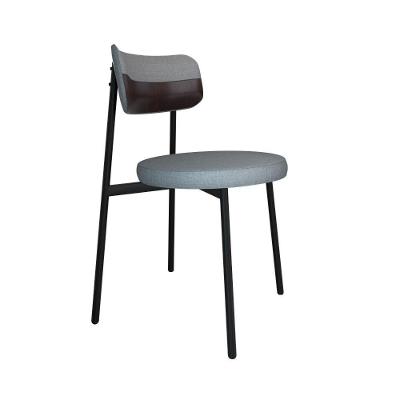 Cadeira Kyta Fixa C-4 Pés 50 X 44,7 X 83,8 Cm. Corriente Cinza Claro-courino Café Corriente Cinza Claro-courino Café