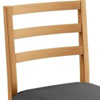 Conjunto 2 Cadeiras Jade 02 Veludo Cinza Pés Em Madeira Jcm - 7