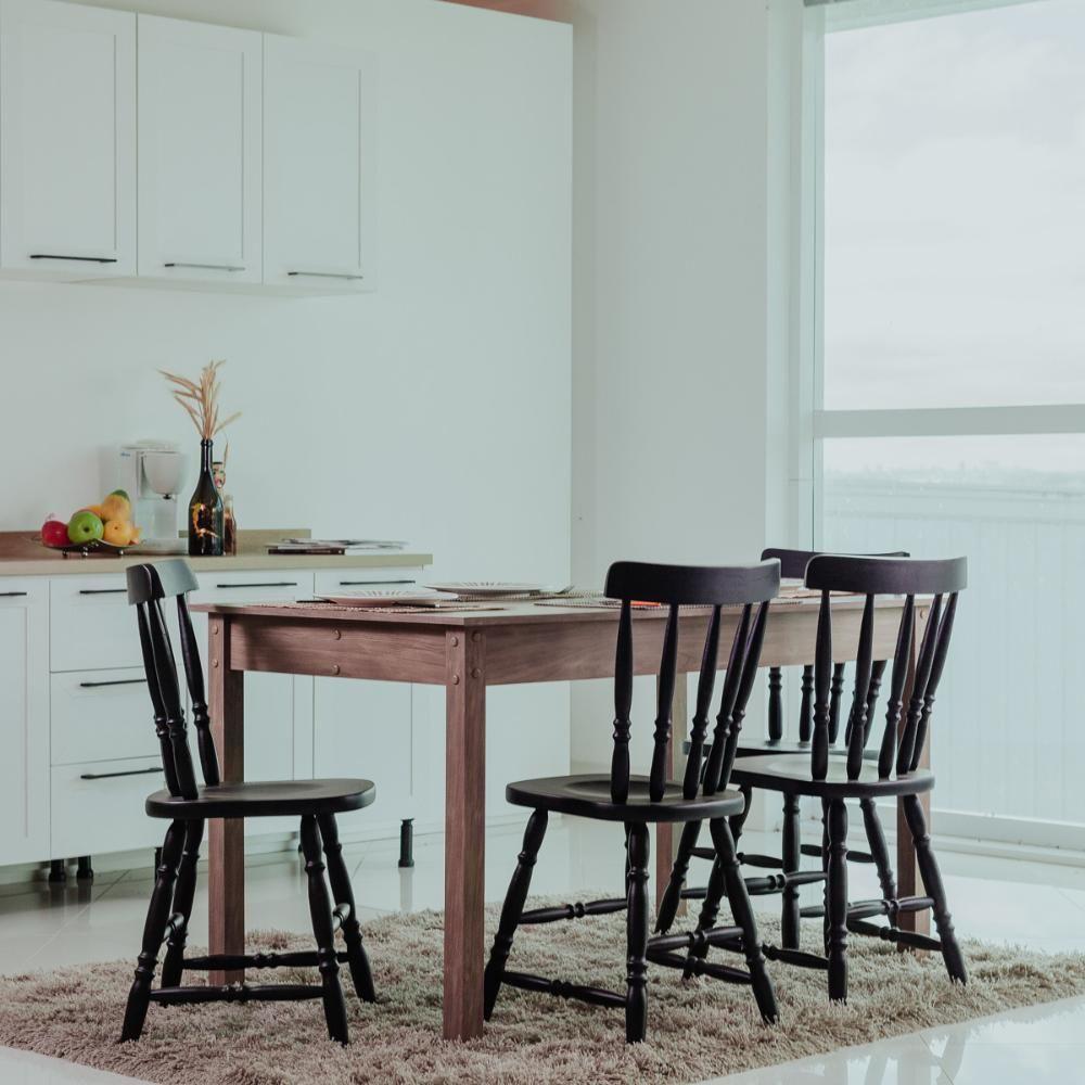 Mesa De Jantar Ditália Com 4 Cadeiras Ja-225 Diamond - 2