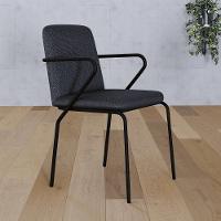 Cadeira Bloom Fixa C-4 Pes C-braco 490x580x850 Mm C-4 Un Grafite Corriente Grafite Corriente - 2