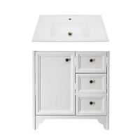 Gabinete Armário Banheiro Ditália Com Pia + Espelho Bn-05 Branco - 2