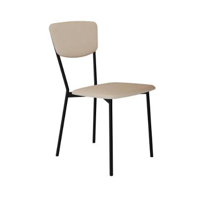 Cadeira Vintage Retrô Fixa C-4 Pés 425 X505 X 830 Mm C-1 Un. Cy.areia Light Areia Light City