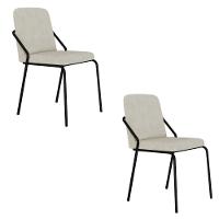 Cadeira Bloom Fixa C-4 Pes S-braco 490x580x850 Mm C-2 Un Boucle Vanilla Boucle Vanilla - 1