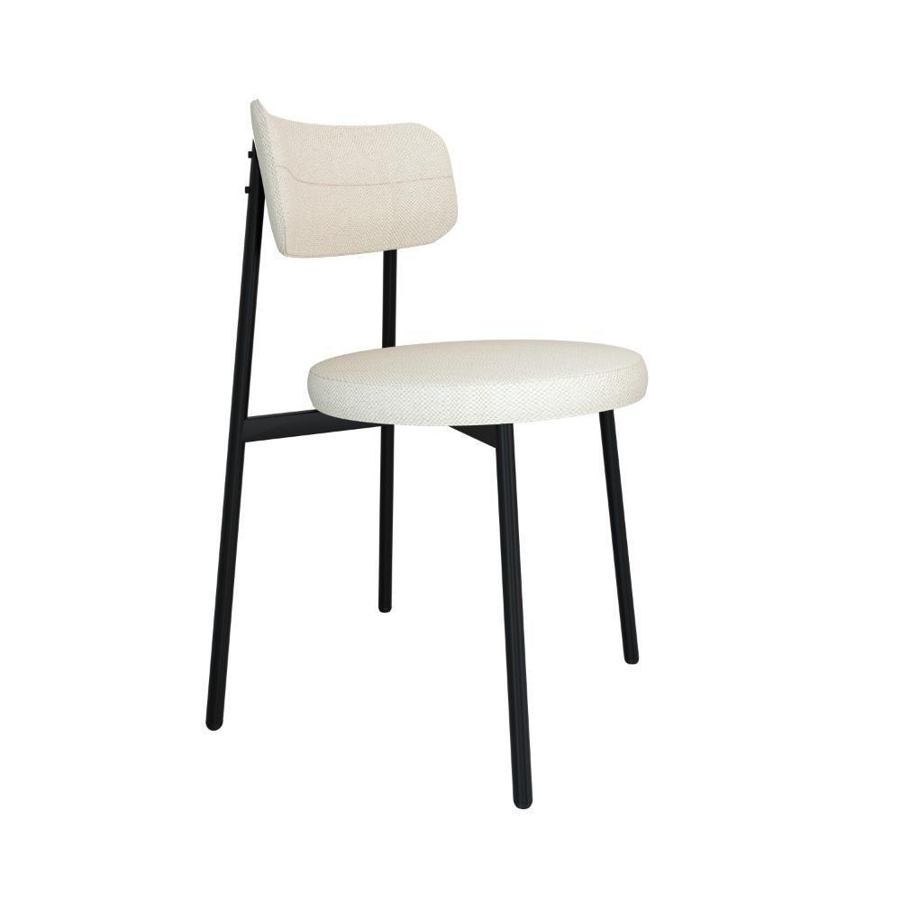 Cadeira Kyta Fixa C-4 Pés 50 X 44,7 X 83,8 Cm. Corriente Palha Corriente Palha - 1