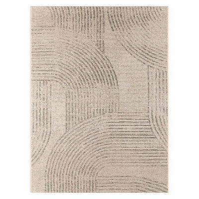 Tapete Sala Sisal Eco-nature Roat 77 Bege-chumbo 2,50x3,00m