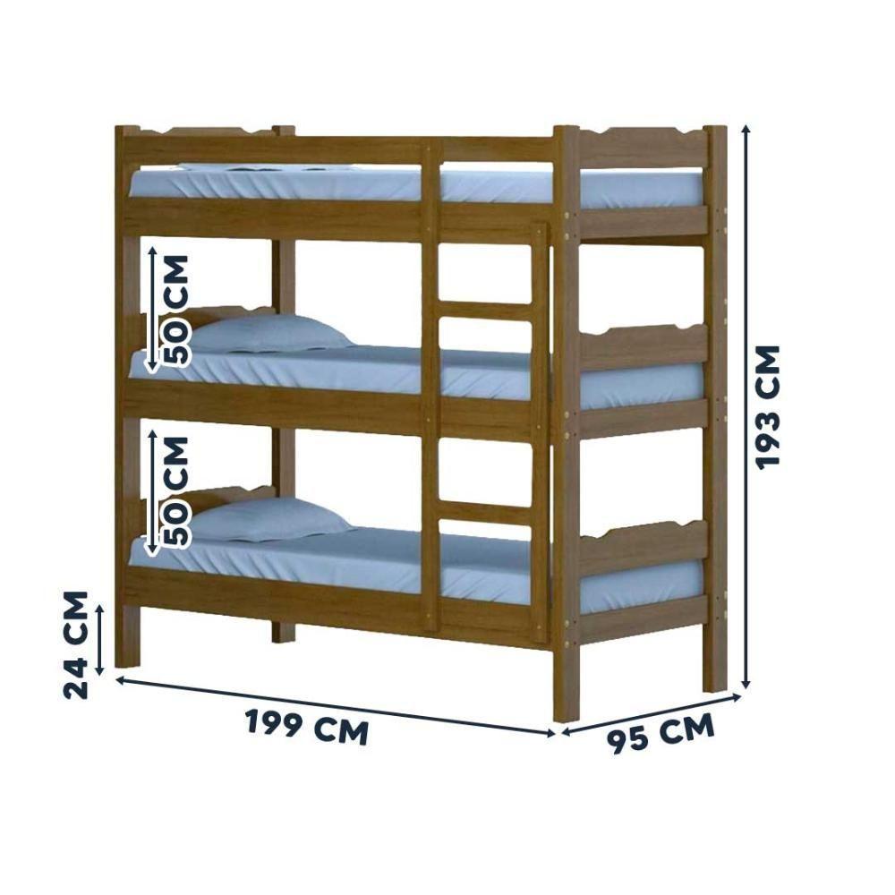 Treliche Em Madeira Maciça Reforçada Nogueira Shop Jm - 4