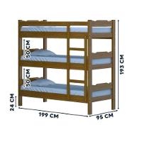 Treliche Em Madeira Maciça Reforçada Nogueira Shop Jm - 4