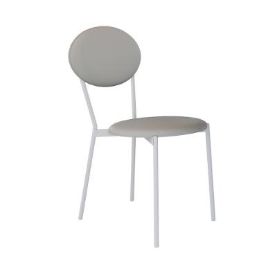 Cadeira Vintage Elipse Fixa C-4 Pes 430 X 535 X 860 Mm C-1 Un. Pés Brancos. Cn.saturno Off White Cn.saturno Off White