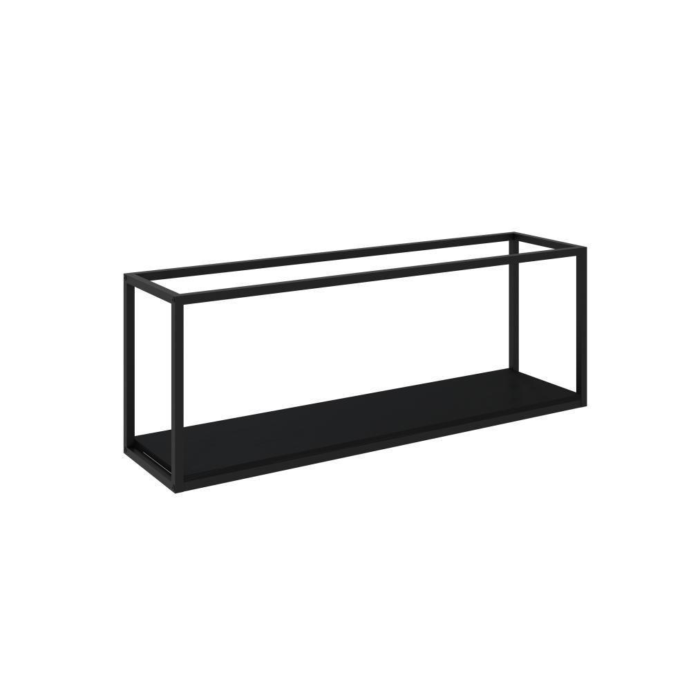 Nicho Aéreo Dynamica 120x30x42cm C-01 Prateleira Preto ônix - Est.preta Preto ônix - Est.preta - 5