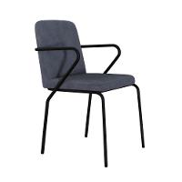 Cadeira Bloom Fixa C-4 Pes C-braco 490x580x850 Mm C-1 Un Boucle Nuvem Boucle Nuvem - 1