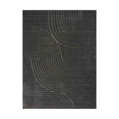 Tapete Para Sala Realce Sand 52 Grafite 2,00x2,50m