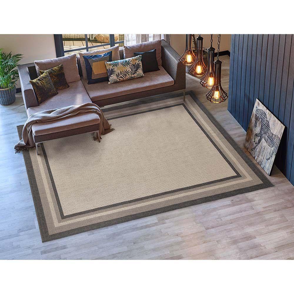 Tapete Sisal Eco Nature Moldura 56 Chumbo 0,50x0,80m - 4