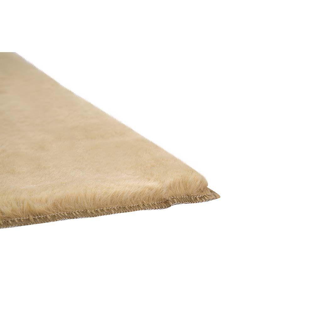 Tapete Felpudo Pluma 03 Bege 1,00x1,40m - Edantex - 4