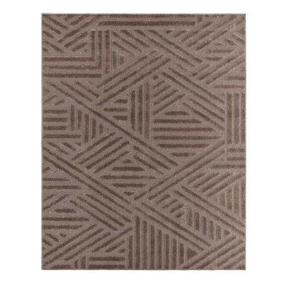 Tapete Para Sala Realce Trama 35 Taupe 2,00x2,50m