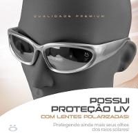 Oculos Sol Masculino Y2k Rap Ref Hype Oval Trap Bale + Case Luxo Clubmaster Bieber Retrô Moda Verão - 3