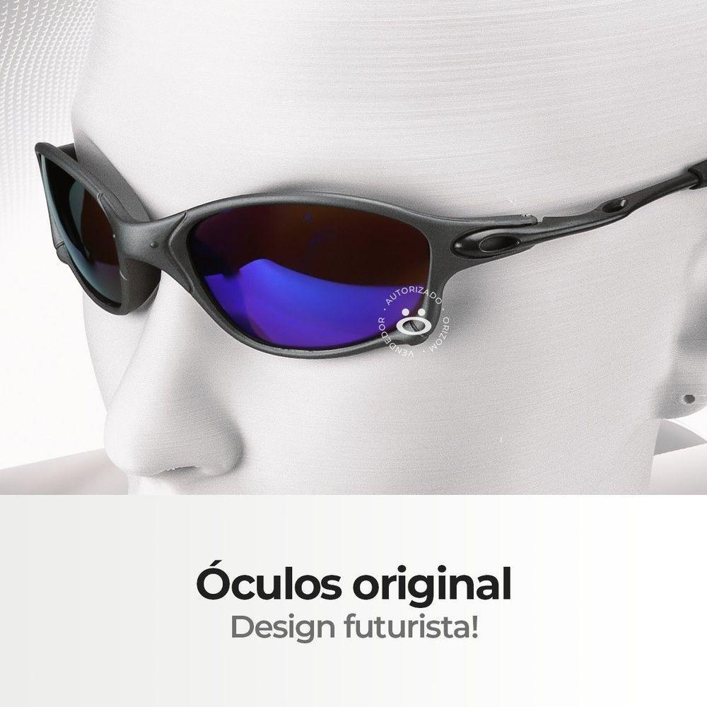 Oculos Sol Juliet Mandrake Lupa Metal Proteção Uv + Case Personalizavel Qualidade Premium Esportivo - 5