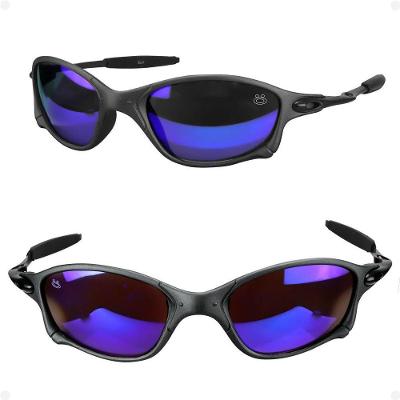 Oculos Sol Juliet Mandrake Lupa Metal Proteção Uv + Case Personalizavel Qualidade Premium Esportivo