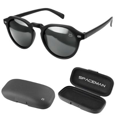 Oculos Sol Masculino Casual Proteção Uv Vintage Verão + Case Preto Black Piano Acetato Estiloso