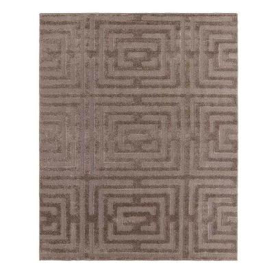 Tapete Para Sala Realce Eden 35 Taupe 1,50x2,00m
