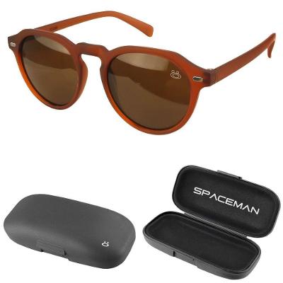 Oculos Sol Casual Vintage Proteção Uv Verão Masculino + Case Marrom Acetato Presente Estiloso Social