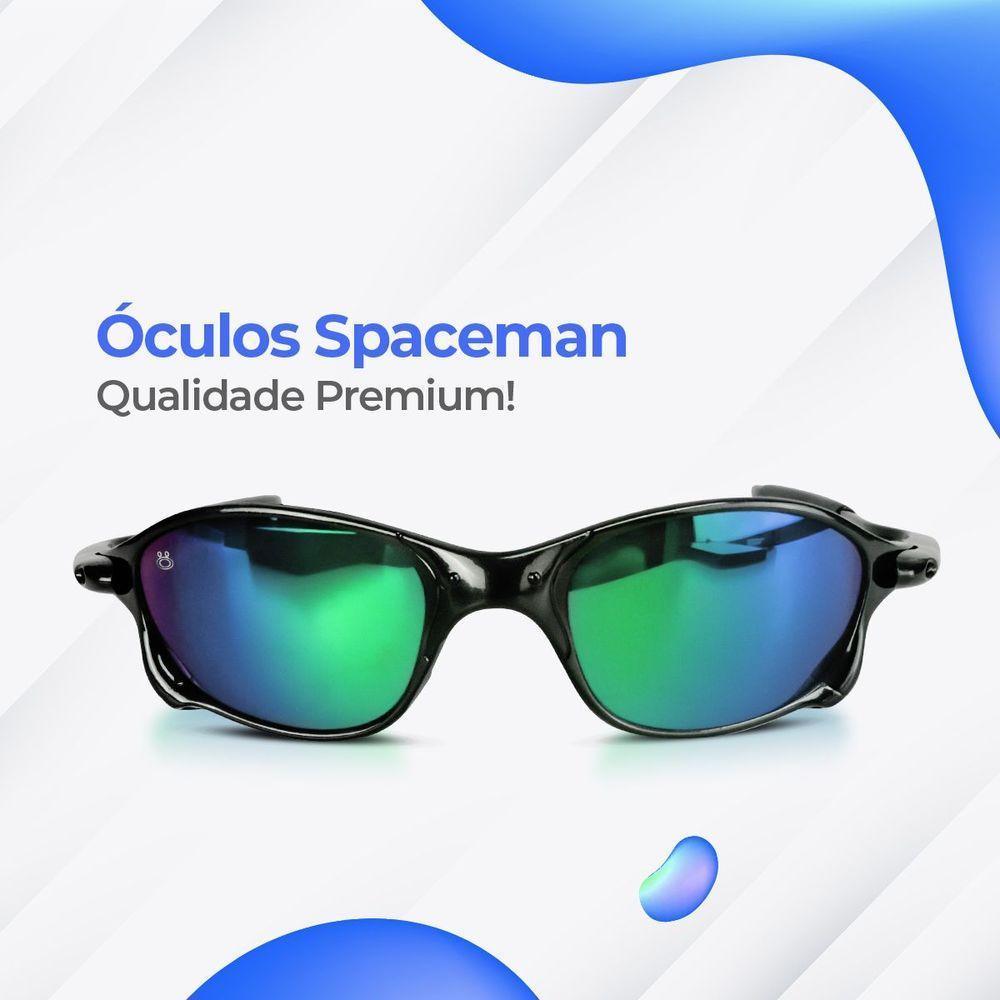 Azul Juliet Oculos Sol Lupa Mandrake Masculino Proteção Uv Presente Armação Preta Original - 4